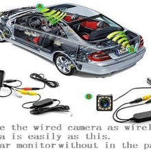 aSATAH 2.4G Wireless Car Rear View Camera for BMW E81 E87 E87N M1 F20 F21/ BMW M6 E63 E64 E64N F12 F13 F06/ Z4 E85 E86 E89 & Waterproof and Shockproof Reversing Backup Camera (12 LED)