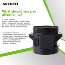 SCITOO Mass Air Flow Sensor Meter Sensor MAF fit BMW 323Ci 323i 2.5L 328i 2.8L 1999-2000 323iS 2.5L 328iC 328iS 2.8L 1999 325Ci 325i 2.5L Before 9/02 525i 2.5L 2001-2003 3621432356 5WK9608