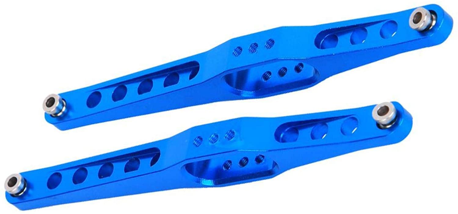 DJDK Swing Arm Pull Rod,RC Car Rear Swing Arm Pull Rod Trolley Upgrade Accessory for WL_Toys 1/12 12428 12423 (蓝色A-0023B)