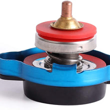 High Pressure Radiator Cap with Temperature Gauge - 0.9 Bar,compatible with16401-63010 1640115210 16401-87710 09045PM3004 D31615205 MB222066 and More