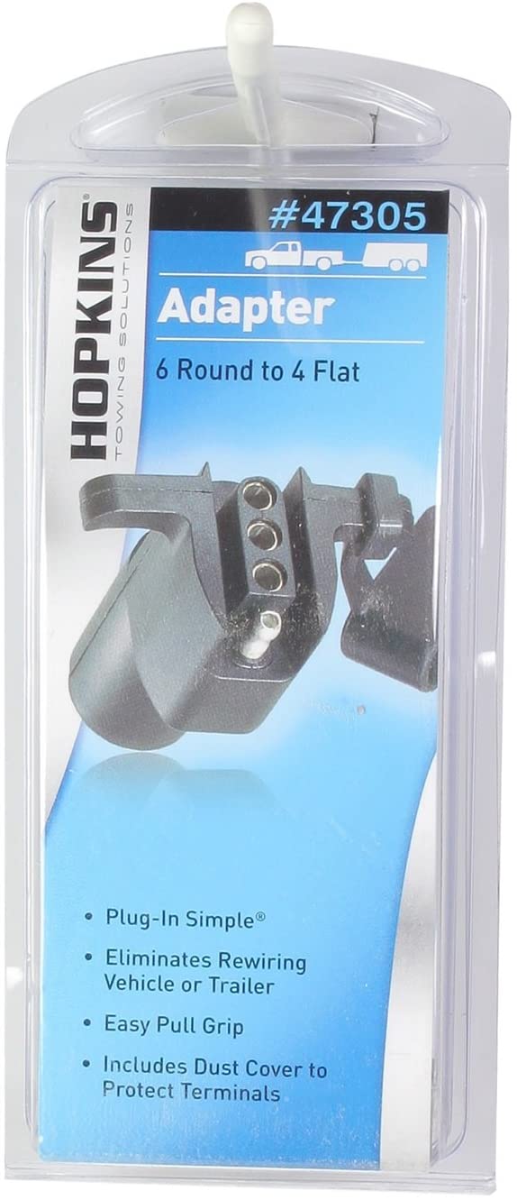 Hopkins 47320 Endurance 6 Round to 4 Flat LED Flex Adapter
