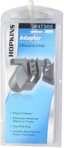 Hopkins 47320 Endurance 6 Round to 4 Flat LED Flex Adapter