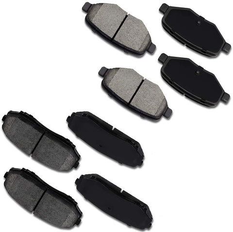 Ceramic brakes Pads,OCPTY Quick Stop Front Rear Brake Pad fit for 2007 2008 2009 2010 Ford Edge,2007-2010 Lincoln MKX,2007-2012 Mazda CX-7,2007-2014 Mazda CX-9