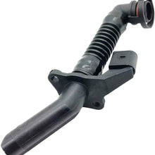 RJJX 03H103202A Fit for Touareg 2006-2010 Passat 2006-2011 Fit for Audi Q7 2007-2009 Breather Tube Hose from Valve Cover (Color : Black)