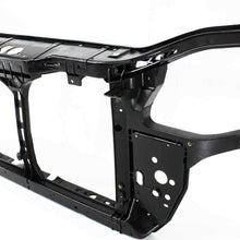 Radiator Support Assembly Compatible with 2006-2009 Hyundai Accent Black Plastic with Steel (Hatchback 07-08)/Sedan