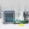 Yosoo123 Air Conditioner, Mini Air Cooler Portable USB Air Conditioner Desktop Cooling Fan Desktop Air Conditioner Personal USB Cooler with Portable Handle for Home Room Office