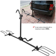 Hitch Mounted Bike Rack, 80lb Rear Bicycle Carrier Racks Iron Hitch Mounted Carrier Trailer Tow Bike Holder Hitch Mount Bike Stand for 20 ‑ 26in Tires