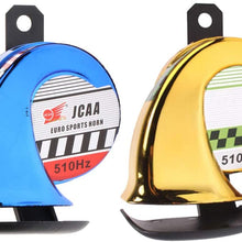 Homyl 2pcs 12V Motorcycle 110db Loud Snail Waterproof Electric Air Horn Speaker ATV