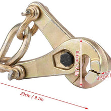 3 Ton Auto Body Pull Clamp Self-Tightening Serrated Jaw Clamp for Car Maintenance and Repair
