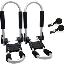 Codinter Kayak Roof Rack, Aluminum Kayak Carrier Folding Canoe Kayak J Racks for Roof Rack