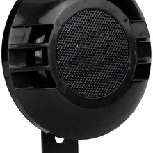 Dibiao Universal 12V Motorcycle Car Black 110dB 430HZ Loud Electric Snail Horn Loudspeaker