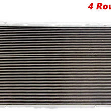 OzCoolingParts 94-00 Chevy C/K Series Radiator, 2 Row Core Full Aluminum Radiator for 1994-2000 Chevrolet Pickup C2500 C3500 K2500 K3500, 1994-1999 Chevy Suburban 7.4L V8 Engine (2 Row)