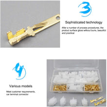 AutoRocking 380pcs Motorcycle Car Electrical Wire Connectors Kit, 2.8mm 2 3 4 6 Pin Header Crimp Wire Terminals