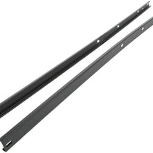 LONGKEES Black Aluminum Roof Rack Cross Bars Side Rail Package for 2009-2017 Traverse (Side Rails) 19244264