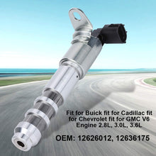 Sensor Valve, 4Pcs VVT Engine Variable Timing Solenoid Valve 12636175 Fit for GMC V6 Engine 2.8L, 3.6L
