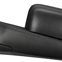 Left Driver Side Black Manual Folding Flip Up Rear View Towing Side Mirror Replacement for Dodge Ram BR/BE 94-02 (Left / Driver Side)