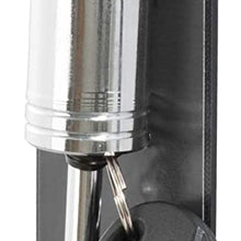 CURT 23523 Chrome Trailer Tongue Coupler Lock, 1/4-Inch Pin Diameter, Up to 3-3/8-Inch Span