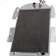 CoolingSky 62MM 4 Row Core Aluminum Radiator for 1934 1935 1936 Chevy Truck Pickup 6Cyl Engine