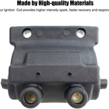 Qnbes Ignition Coil 31609-65A 237230, Fit for Harley Davidson Sportster 1000 900, Low Rider 1200, Supler Glide, Heritage Softail Springer FL FX FXE FXR FLT FXST FXD XLH, 5 OHM 12 Volt HD