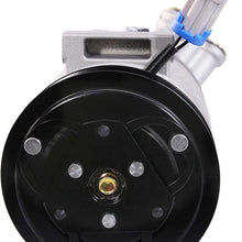 Air Conditioning AC Compressor & A/C Clutch Compatible with 2003-2011 Saab 9-3 2.0L 2010-2011 Saab 9-3X 2.0L l4-Replaces 12758381,12759394,140226NEW,09132925,CO 4575C,8600,0610229,1854113,12792669