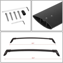 DNA MOTORING XY-6003 Factory Style Matte Roof Rack Rail Cross Bar for 19-20 Rav4, Black