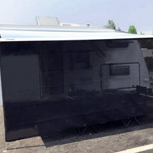 Tentproinc RV Awning Sun Shade 8'X15'3'' Black Mesh Screen Sunshade UV Blocker Complete Kits - 3 Years Limited Warranty