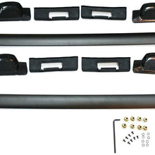 WGERT 1 Pair Black Aluminum Mount Onto the Rooftop Roof Rack Cross Bars Top Rail Carries Luggage Carrier with 39.17in. Front Bar+37.4in. Rear bar Compatible with 07-11 CR-V 6940803571038