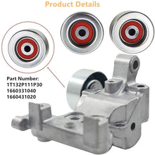 1T132P111P30 1660331040 1660431020 Drive Belt Tensioner & 3 Pulley Replacement for Toyota 4 Runner FJ Cruiser Tacoma Tundra V6