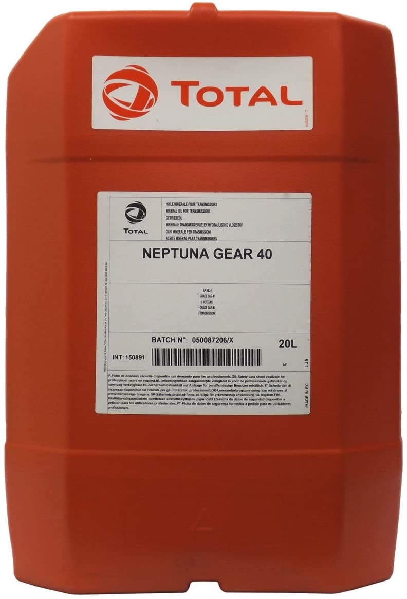 Total 802351 Neptuna API GL-4 40W Gear Oil - 20 Liter Pail