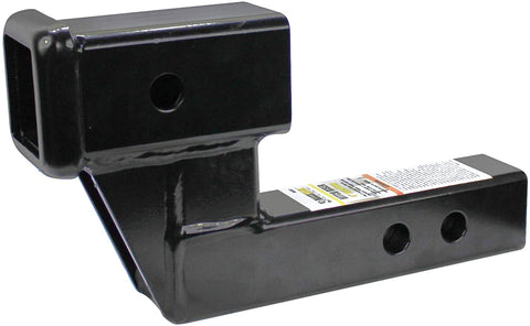 MAXXHAUL 50397 Trailer Hitch Riser for 2 Inch Receivers with 4 Inch Rise/Drop