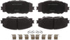 ACDelco Silver 14D1210CHF1 Ceramic Front Disc Brake Pad Set