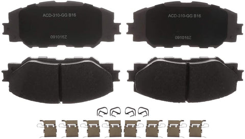 ACDelco Silver 14D1210CHF1 Ceramic Front Disc Brake Pad Set
