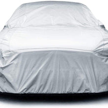 iCarCover {3-Year Full Warranty} All-Weather Waterproof Snow UV Heat Protection Dust Scratch Resistant Windproof Weatherproof Breathable Automobile Indoor Outdoor Auto Car Cover - for Cars Up to 183"
