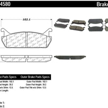 Centric (301.04580) Brake Pad, Ceramic