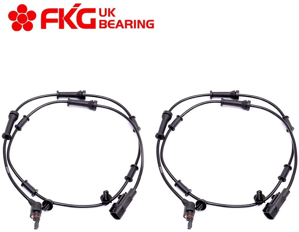 ABS Wheel Speed Sensor Front Left and Right ALS1918 68003281AA, 68003281AC For 2007-2017 Jeep Wrangler 3.6L 3.8L, Set of 2