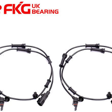 ABS Wheel Speed Sensor Front Left and Right ALS1918 68003281AA, 68003281AC For 2007-2017 Jeep Wrangler 3.6L 3.8L, Set of 2