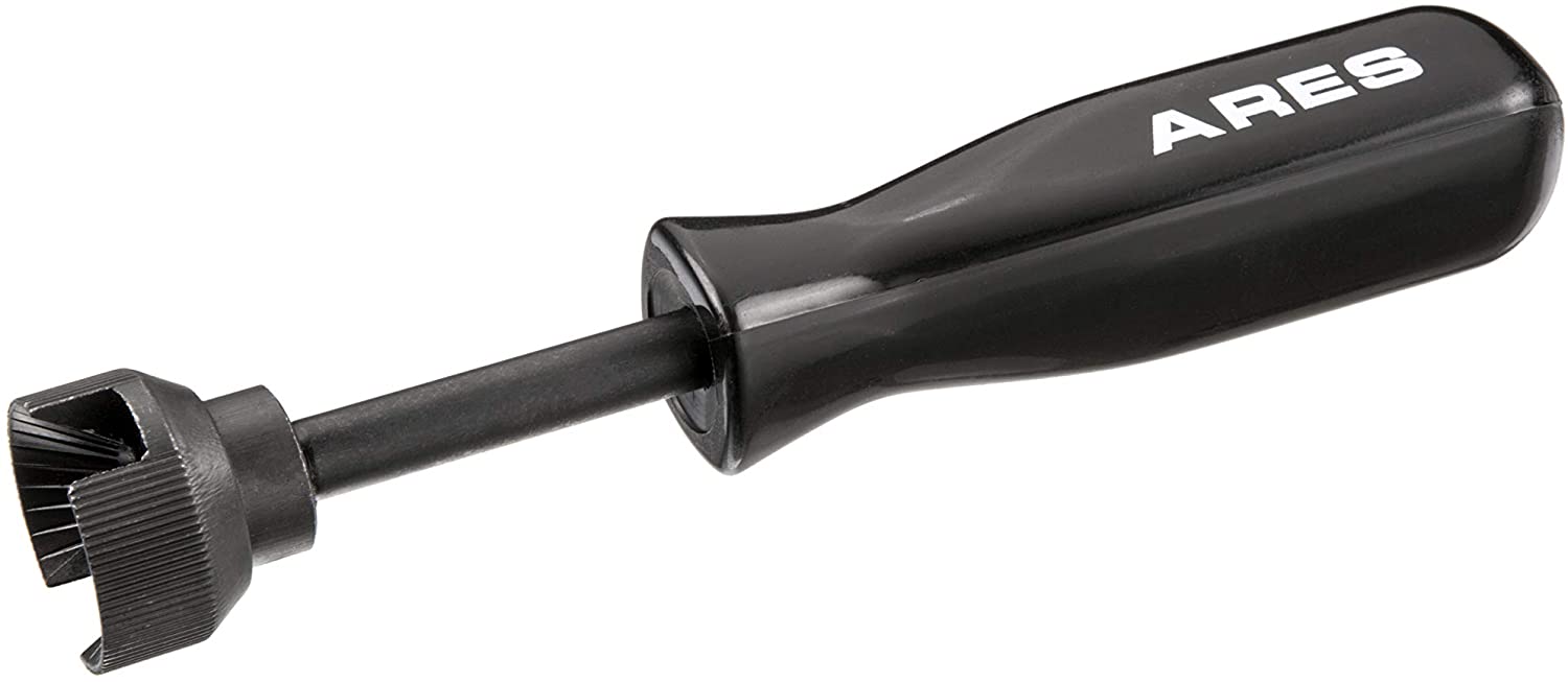 ARES 70191 - Brake Spring Compressor Tool - Provides Leverage to Remove and Install Stubborn Hold-Down Springs of Drum Brakes