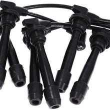 Ignition Spark Plug Wire Set For Hyundai Tiburon Sonata Santa Fe Kia Magentis Optima 2.7L V6 09015 3878 (6Pcs)