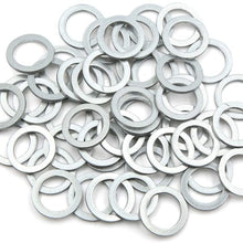 X AUTOHAUX 50pcs Engine Oil Crush Washers Drain Plug Gaskets 16mm ID. 22mm OD. for Car (16mm)