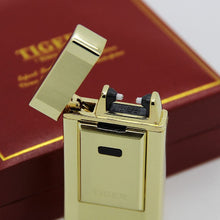 Gold Electric Arc Metal Cigarette USB Lighter Rechargeable - One Lighter w/Random Color and Design