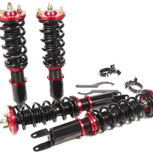 ECCPP Coilover Struts Spring Shocks Adjustable Height Coilovers Suspension Struts Coil Spring Shocks and Struts Fit for 1990-1993 Acura Integra /1988-1991 Honda Civic