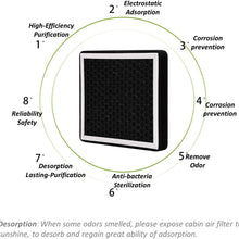 Double-Filtering Cabin Air Filter for Honda,Acura,Replacement for CF10134,CP134