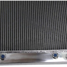 OzCoolingParts 62mm 4 Row Core Aluminum Radiator for 1930-1931 Ford Model A, 1932 Ford High Boy & Model B B,40,48,68,74,78,81 A,82 A,85 and More Models, Chevy V8 Engine