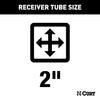 CURT 13105 Class 3 Trailer Hitch, 2-Inch Receiver for Select Toyota Sienna,Black
