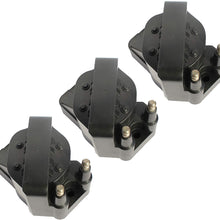 PLDDE Set of 3 New Ignition Coils on Plug Packs With Boots For Chevrolet GMC Buick Honda Isuzu Oldsmobile Pontiac 2.8L 3.1L 3.2L 3.3L 3.4L 3.8L V6