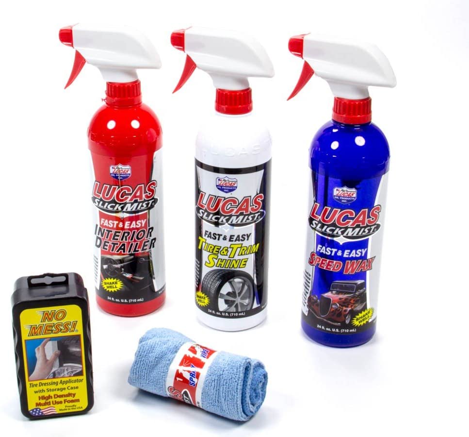 Lucas Oil Products LUC10558 Slick Mist Detailing Kit, 4 Quart, 1 Pack