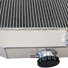 CoolingSky 3 Row Full Aluminum Radiator for 1955-1957 Chevy Bel Air/Del Ray/Nomad 150 210 6Cyl 8Cyl