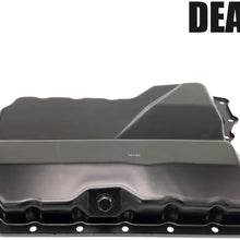 Engine Oil Pan W/Drain Plug Fits L5 2.5L 06-14 Beetle / 10-14 Golf / 12-14 Passat / 07-09 Rabbit (05 06 07 08 09 10 11 12 13 14 2005 2006 2007 2008 2009 2010 2011 2012 2013 2014)