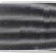 CoolingSky 4 Row Aluminum Radiator +Fan Shroud Combo&Thermostat Relay Kit for 1977-1982 Chevy Corvette C3 5.7 5.0 V8 Engine