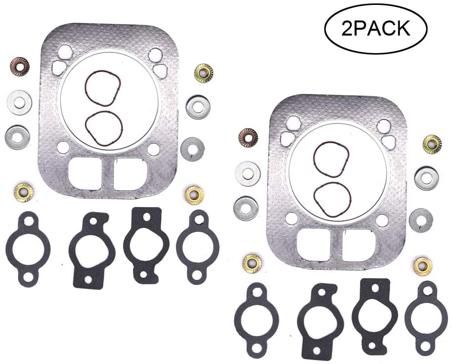 HuthBrother 24-841-04S Cylinder Head Gasket Kit Fits CH22 CH25 CH26 CH27 CH730 CH740 CV25 CV26 CV745 Engines,2 Pack